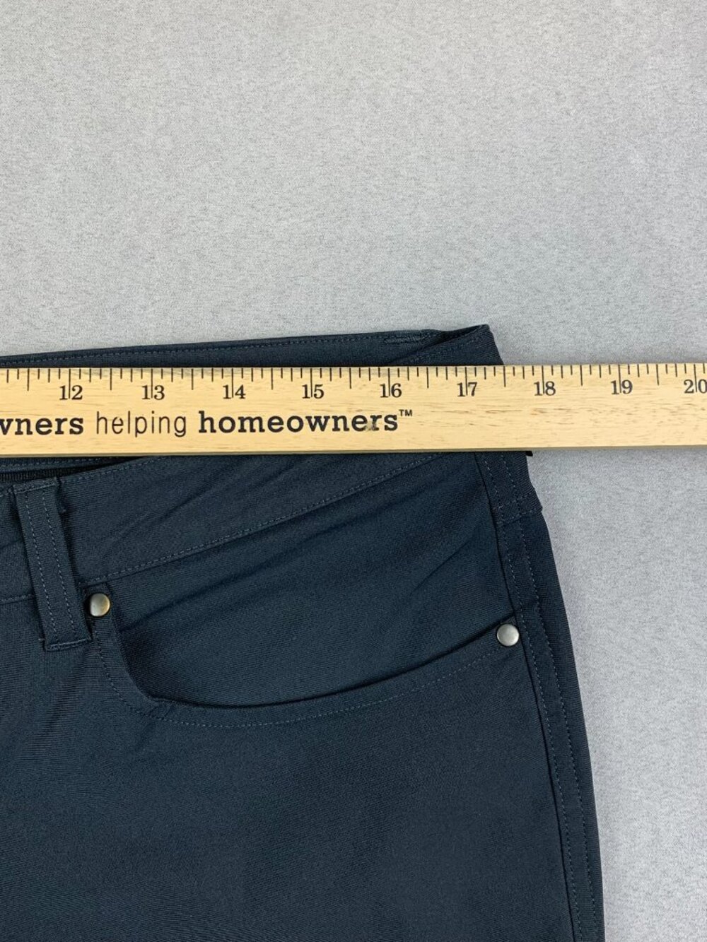 Lululemon Mens 34 Gray Chino ABC Pant Skinny Warpstreme Tapered M5593S 34x32 - Picture 4 of 10